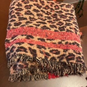 Cheetah print scarf